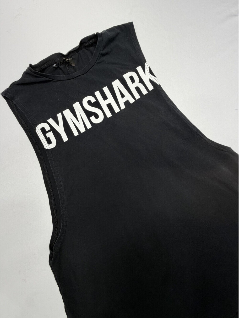 Gymshark Prime Drop Arm Tank Sleeveless Men's Black T-Shirt Size XXL